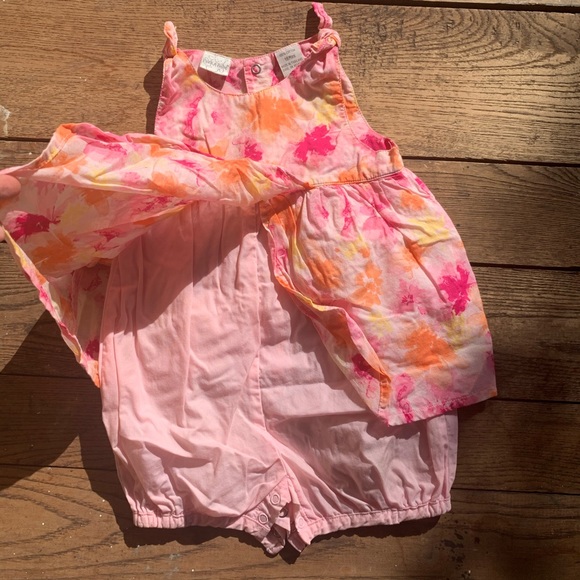 Last call! Peek A Babe Floral Bloomers Dress - Picture 2 of 5